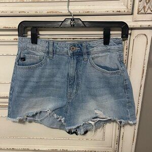 KanCan high rise jean shorts
